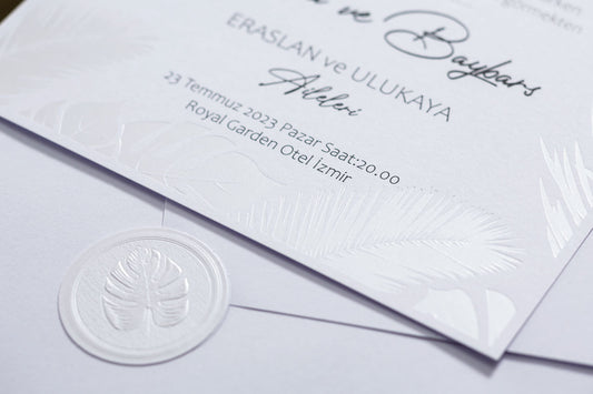 10589 - Domobornyomott esküvői meghívó