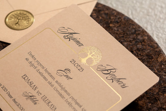 10591 - Domobornyomott esküvői meghívó