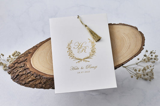 1142 - Elegáns Esküvői Meghívó