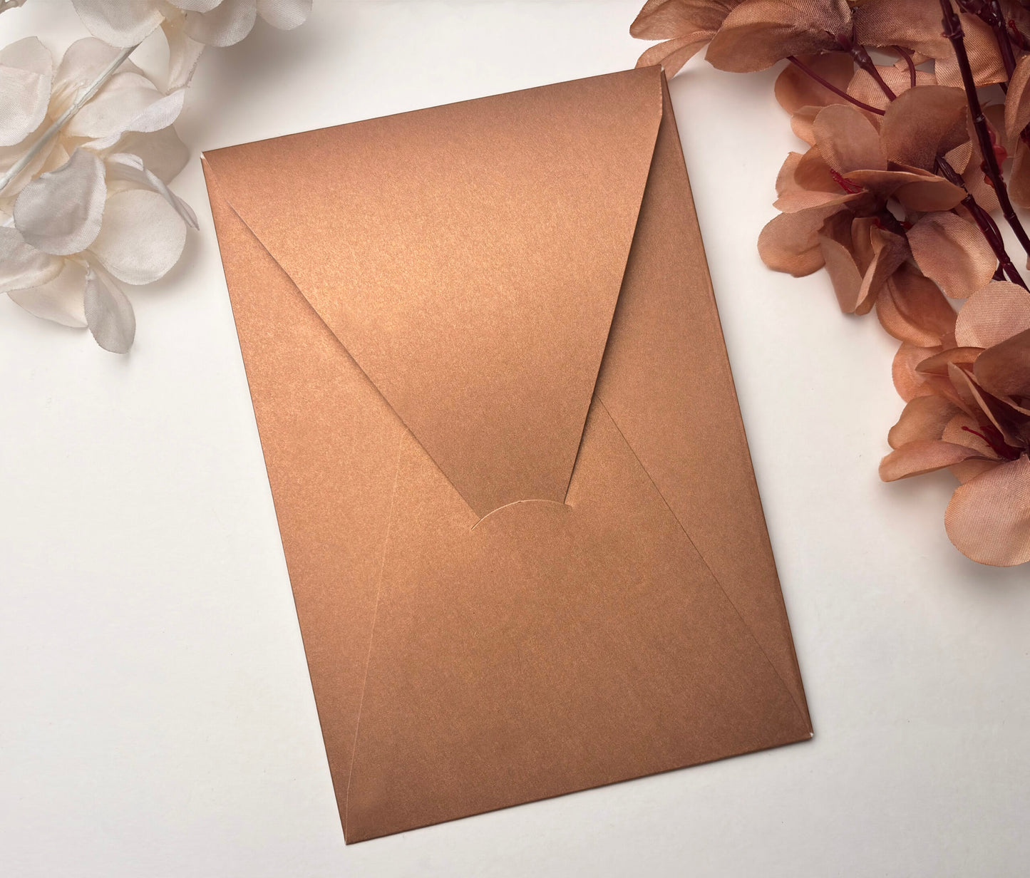 Z13316 - Bronz színű díszboríték - 21 x 14 cm-Boríték-Erdélyi Esküvői Meghívók-boríték,bronz-Erdélyi Esküvői Meghívók