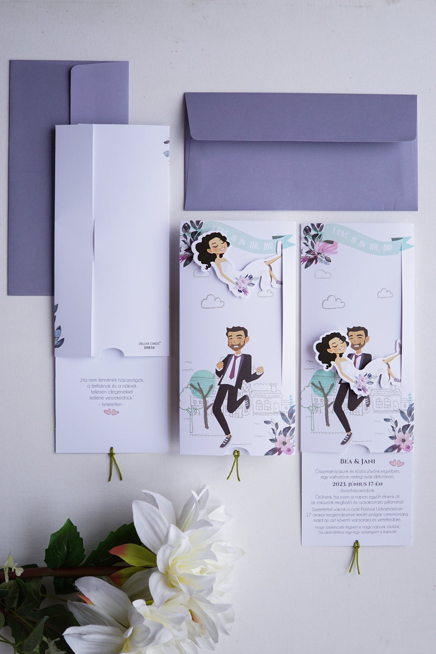 39816 - Humoros Esküvői Meghívó-esküvői meghívó-Erdélyi Esküvői Meghívók-rajz,vicces-Erdélyi Esküvői Meghívók