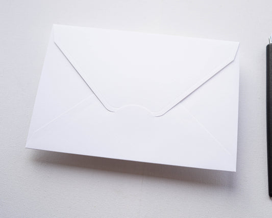 Z1148- Fehér prémium boríték - 20,6 cm x 14.5 cm-Boríték-Erdélyi Esküvői Meghívók-boríték,bézs,fehér,krém-Erdélyi Esküvői Meghívók