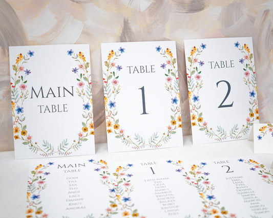 AS46 - Vadvirágos asztalszám-Asztalszám-Erdélyi Esküvői Meghívók-asztalszám,em28,virág-Erdélyi Esküvői Meghívók