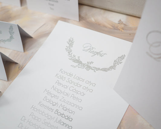 UR49 - Ezüstfóliás ültetési rend