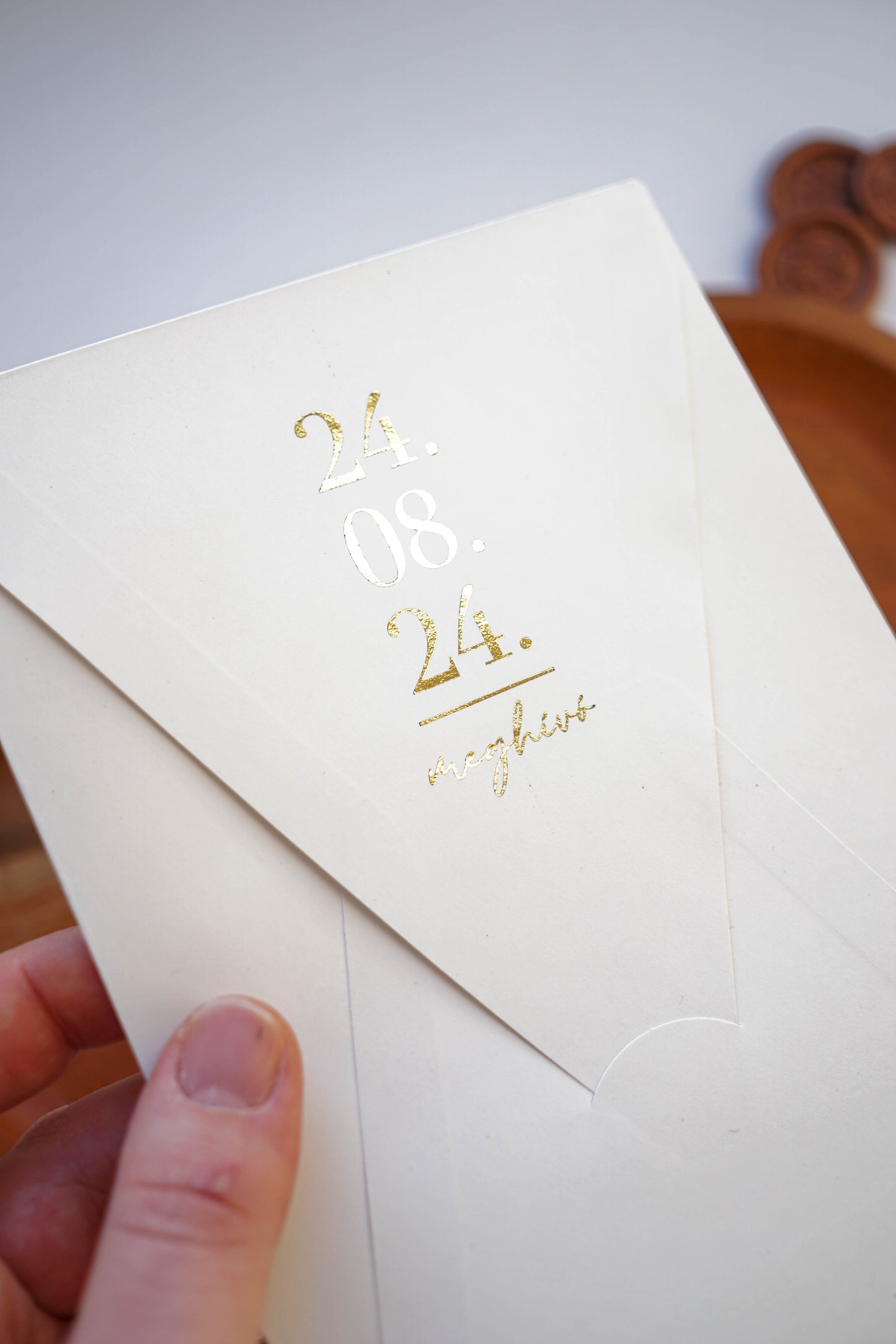9262 - Elegáns Esküvői Meghívó
