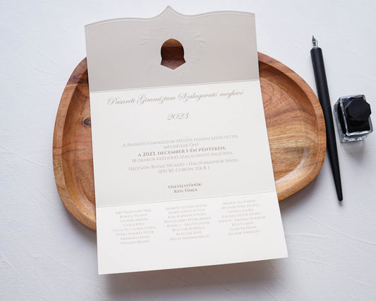 Szalagavató meghívó - 9158-Szalagavató meghívó-Erdélyi Esküvői Meghívók-szalagavato-Erdélyi Esküvői Meghívók