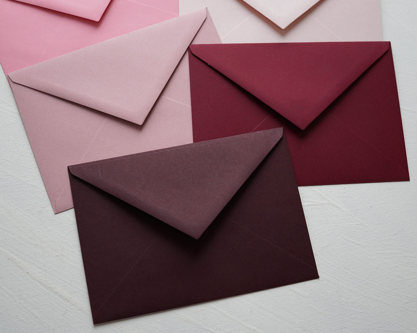 Burgundy vörös prémium boríték - C6 - 114 x 162 mm