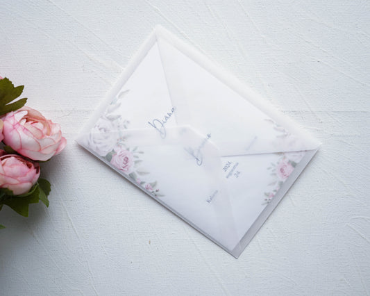 Áttetsző pausz boríték - C6 - 114 x 162 mm - RENDELÉSRE-Boríték-Erdélyi Esküvői Meghívók-boríték,C6,fehér,pausz-Erdélyi Esküvői Meghívók