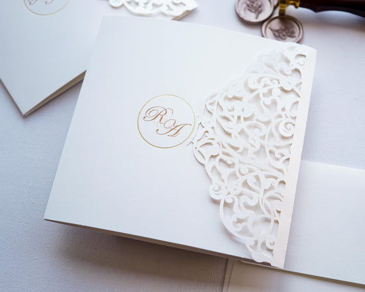 39617 - Lézervágott Esküvői Meghívó-esküvői meghívó-Erdélyi Esküvői Meghívók-elegáns,lasercut,premium-Erdélyi Esküvői Meghívók