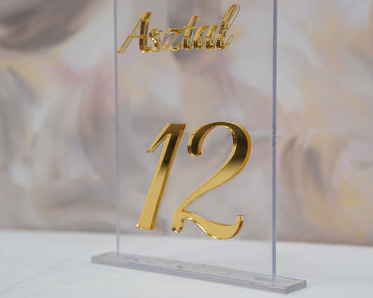 AS08 - Lézervágott plexi asztalszám-Asztalszám-Erdélyi Esküvői Meghívók-asztalszám,greenery,plexi-Erdélyi Esküvői Meghívók