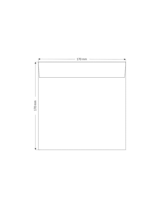 Ekrü leragasztható boríték - 17 cm x 17 cm-Boríték-Erdélyi Esküvői Meghívók-boríték,krém,törtfehér-Erdélyi Esküvői Meghívók