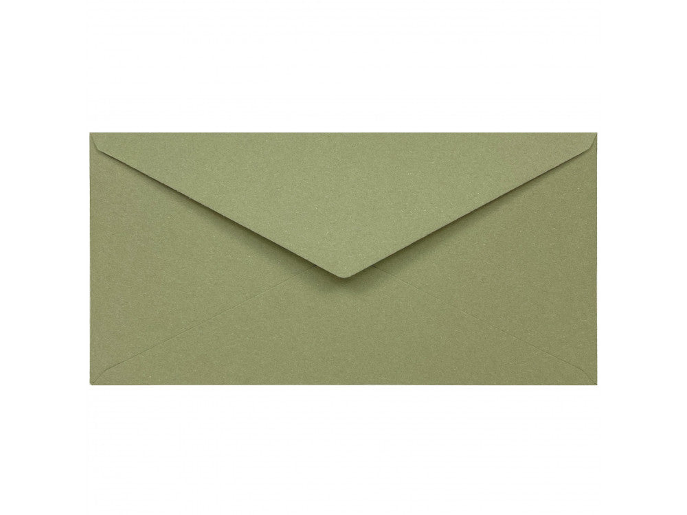 Pisztáciazöld prémium boríték - 220 x 110 mm