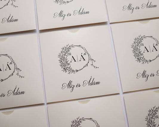 9286 - Faágas Esküvői meghívó