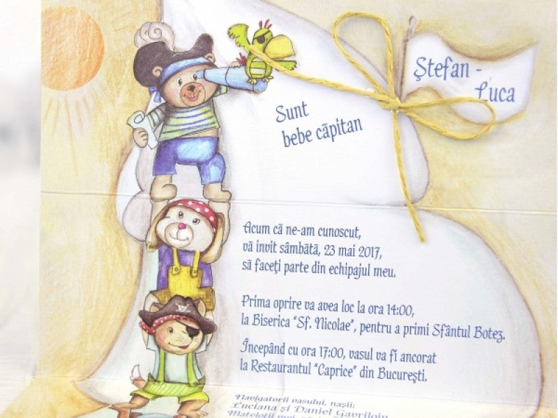 15511-Keresztelő meghívók-keresztelő, kisfiu, kislány-Erdélyi Esküvői Meghívók