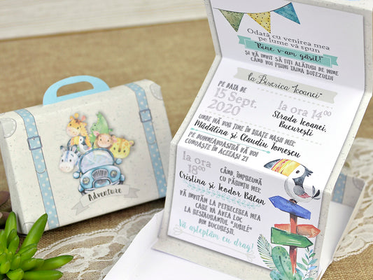 15600-Keresztelő meghívók-keresztelő, kisfiu-Erdélyi Esküvői Meghívók