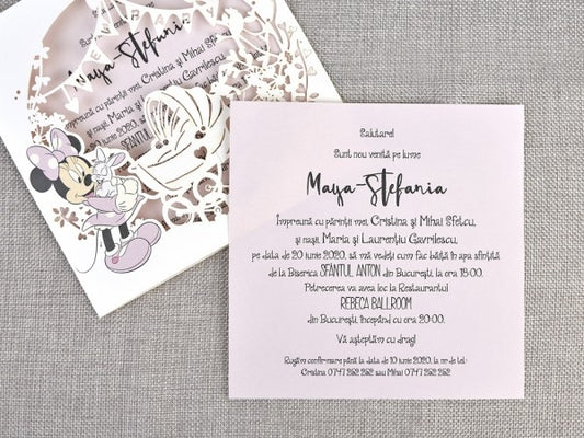 15709-Keresztelő meghívók-keresztelő, kislány-Erdélyi Esküvői Meghívók