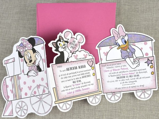 15722-Keresztelő meghívók-keresztelő, kislány-Erdélyi Esküvői Meghívók