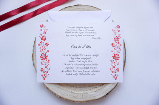 Esküvői meghívó EM02 - Kinyitható magyar népmesés meghívó - Erdélyi Esküvői Meghívók - Wedding invitation EM02 - Kinyitható magyar népmesés meghívó - invitatii de nunta EM02 - Kinyitható magyar népmesés meghívó