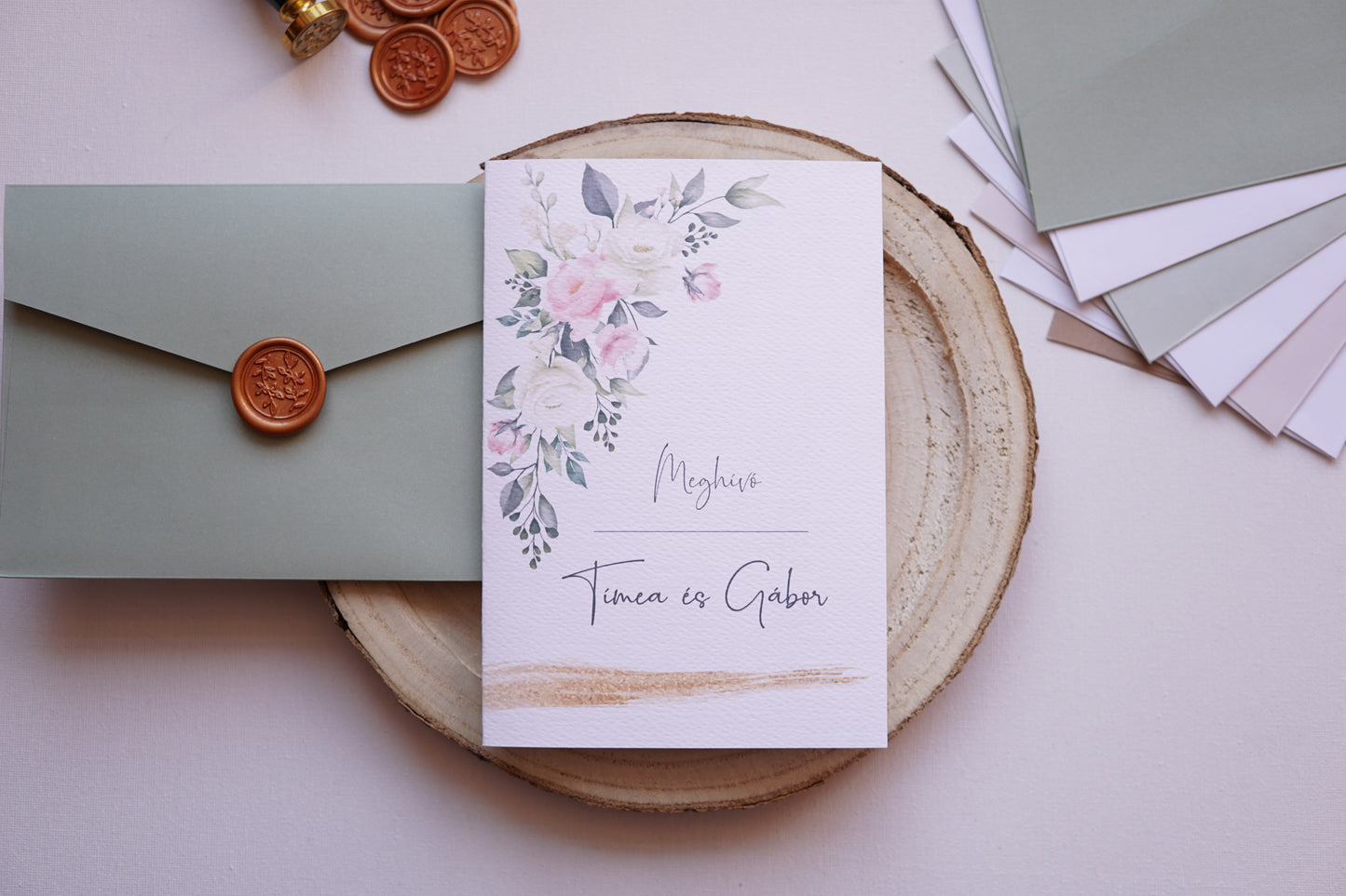 Esküvői meghívó EM21 - Kinyitható virágmintás esküvői meghívó - Erdélyi Esküvői Meghívók - Wedding invitation EM21 - Kinyitható virágmintás esküvői meghívó - invitatii de nunta EM21 - Kinyitható virágmintás esküvői meghívó
