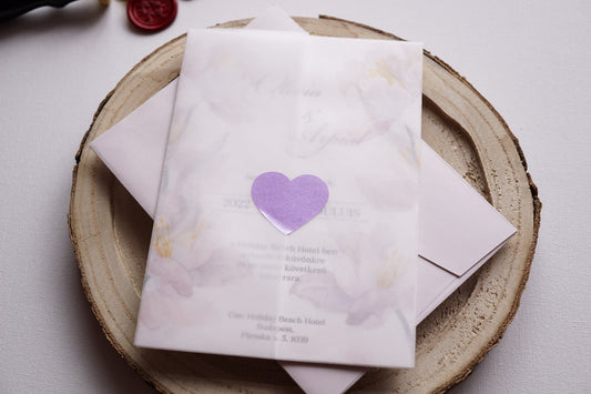 Esküvői meghívó EM25 - Kinyitható pausz papíros esküvői meghívó - Erdélyi Esküvői Meghívók - Wedding invitation EM25 - Kinyitható pausz papíros esküvői meghívó - invitatii de nunta EM25 - Kinyitható pausz papíros esküvői meghívó