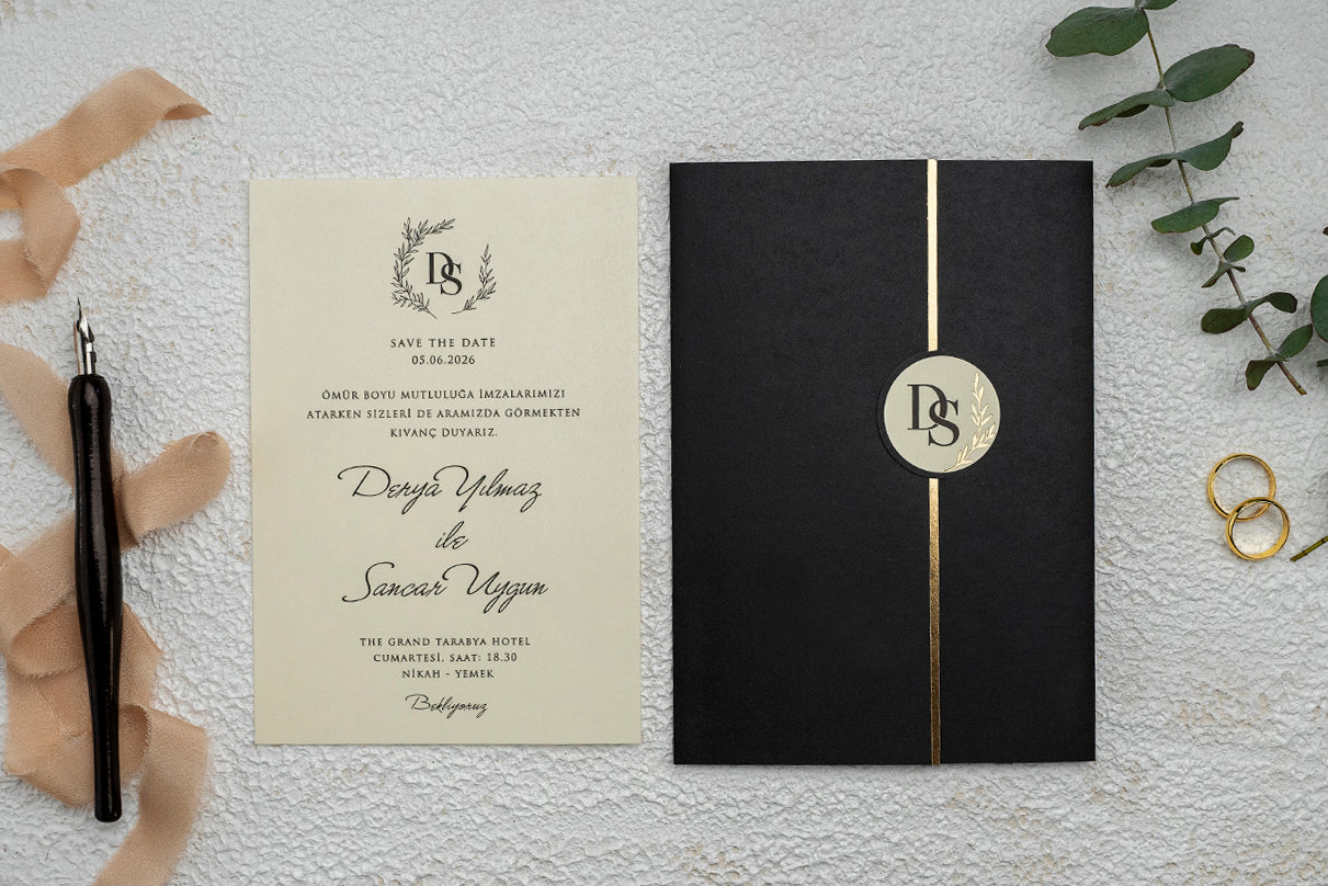 9266 - Elegant Wedding Invitation