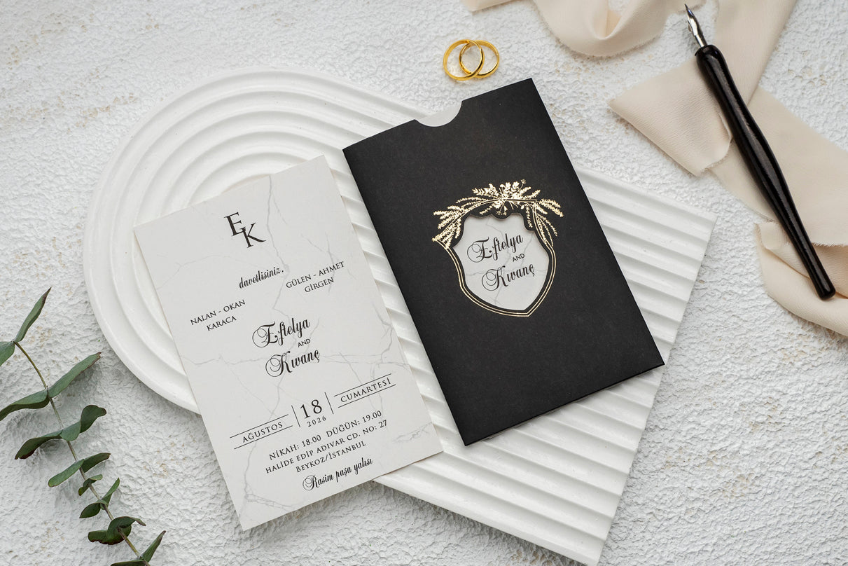 9295 - Elegant Wedding Invitation