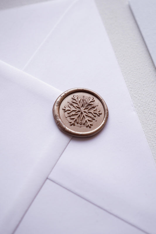 Karácsonyi hópehely viaszpecsét-viaszpecsét-Erdélyi Esküvői Meghívók-Karácsony,viaszpecsét-Erdélyi Esküvői Meghívók