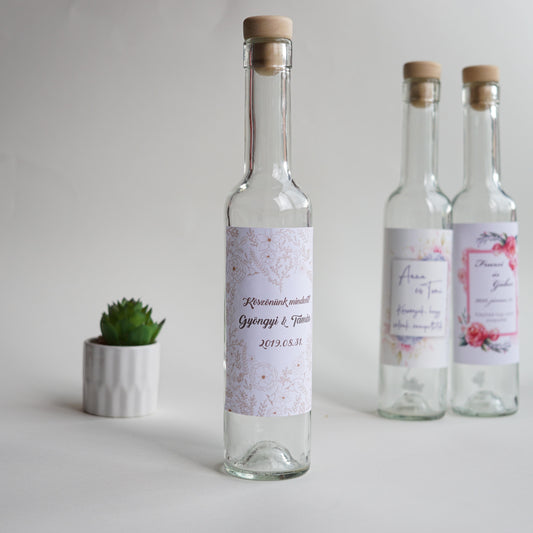 B005 - üveg címke-boroscímke-Erdélyi Esküvői Meghívók-boroscimke,cimke-Erdélyi Esküvői Meghívók