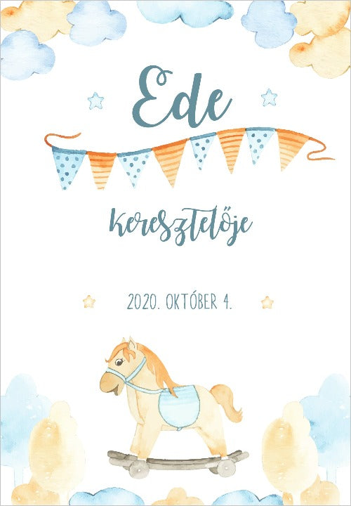 DM10 - Digitális keresztelő meghívó - KM01
