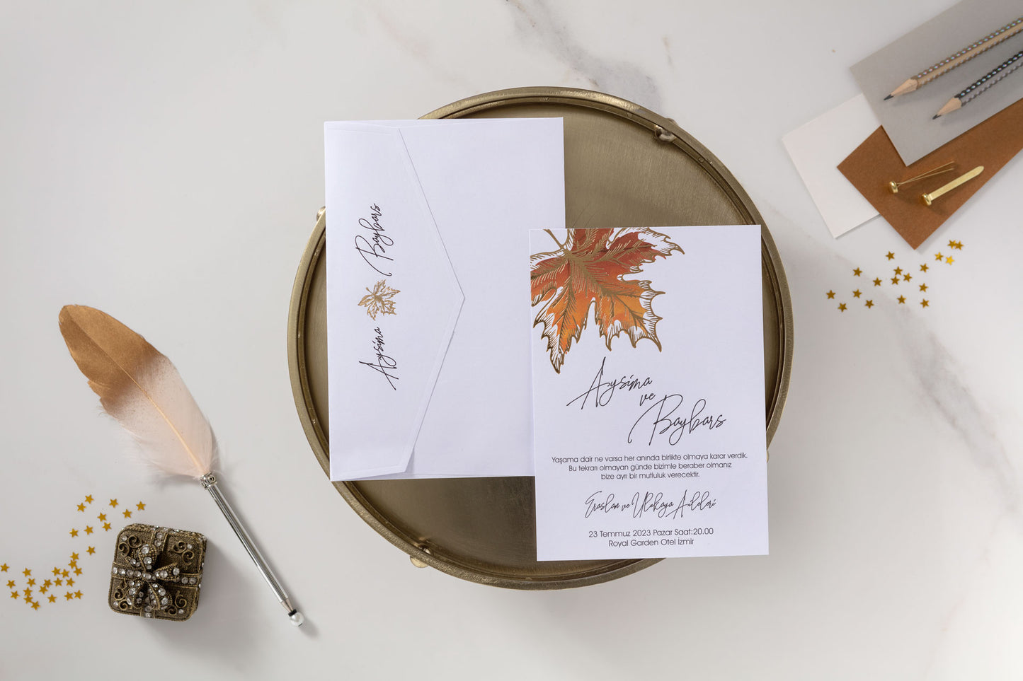 10636 - Őszies esküvői meghívó (Copy)