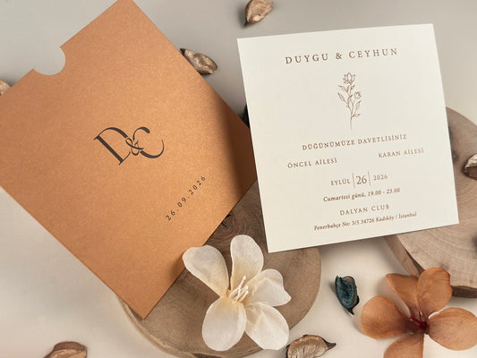 13323 - Tokos esküvői meghívó