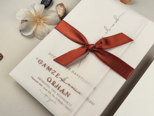 96932 - Pausz tokos esküvői meghívó