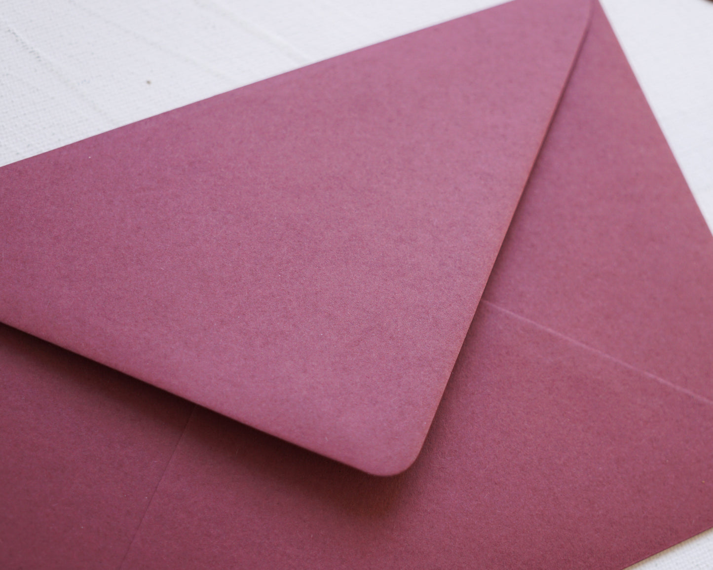 Powder pink premium envelope - B6 - 125×176 mm