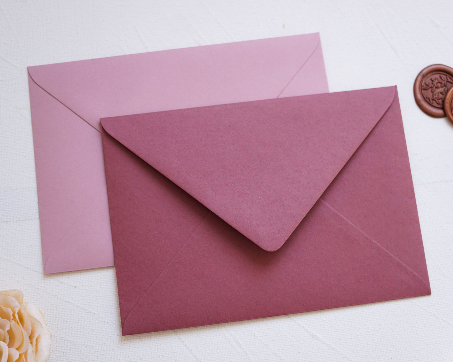 Powder pink premium envelope - B6 - 125×176 mm