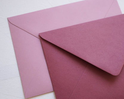 Rouge pink prémium boríték - B6 - 125×176 mm - RENDELÉSRE-Boríték-Erdélyi Esküvői Meghívók-B6,boríték,pink,rózsaszín-Erdélyi Esküvői Meghívók
