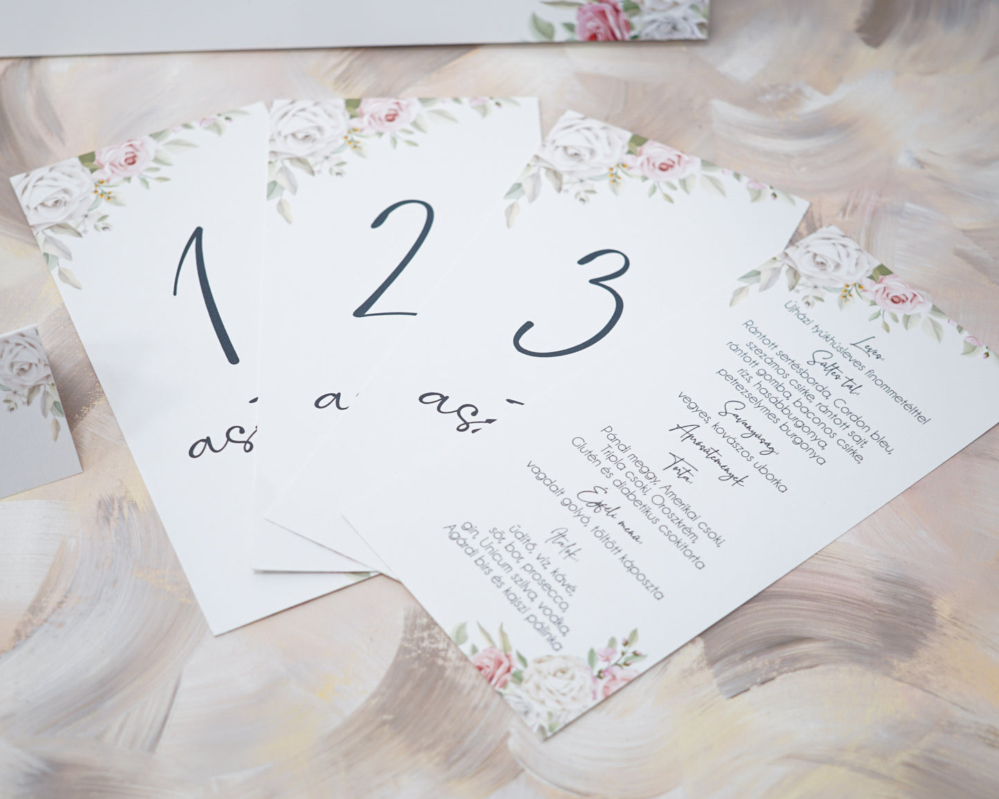 AS15 - Greenery table number - EM18