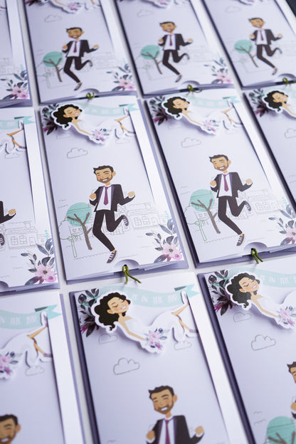 39816 - Humoros Esküvői Meghívó-esküvői meghívó-Erdélyi Esküvői Meghívók-rajz,vicces-Erdélyi Esküvői Meghívók