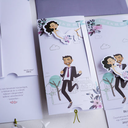 39816 - Humoros Esküvői Meghívó-esküvői meghívó-Erdélyi Esküvői Meghívók-rajz,vicces-Erdélyi Esküvői Meghívók