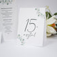 AS15 - Greenery table number - EM18