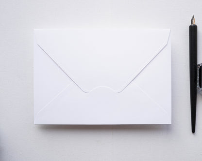 Z1148- Fehér prémium boríték - 20,6 cm x 14.5 cm-Boríték-Erdélyi Esküvői Meghívók-boríték,bézs,fehér,krém-Erdélyi Esküvői Meghívók