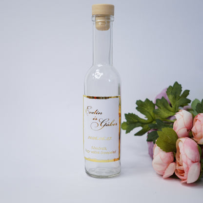 B030 - Aranyfóliázott címke - 9261