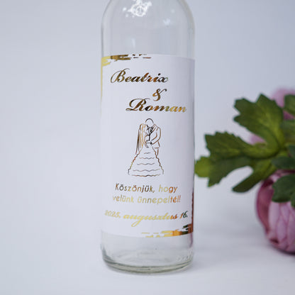 B033 - Aranyfóliázott címke - 9193