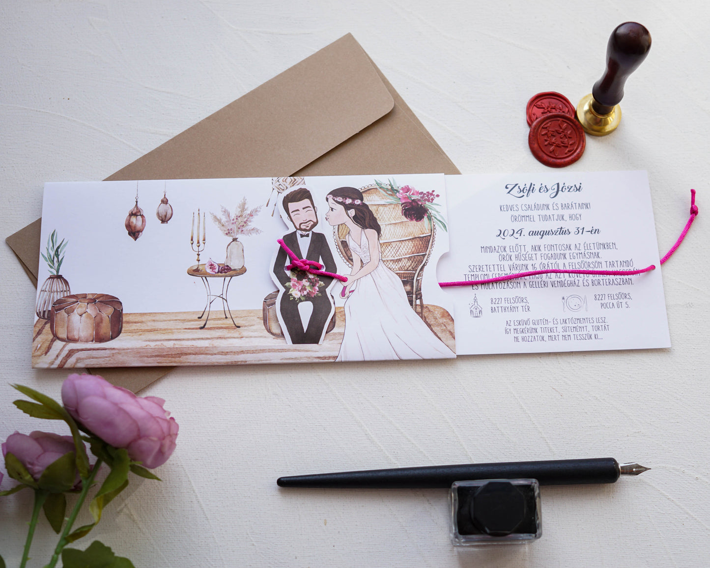 39816 - Humorous Wedding Invitation