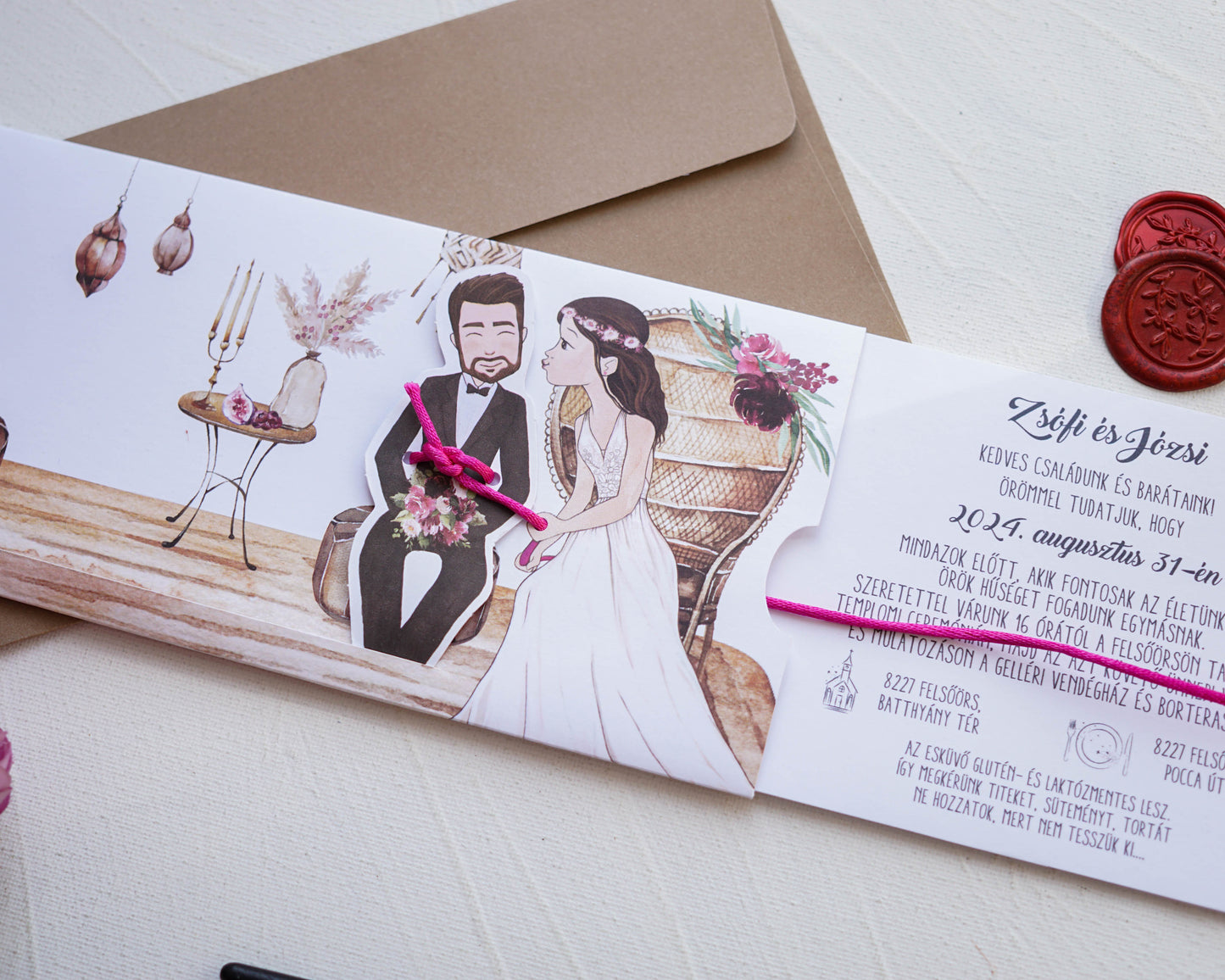 39816 - Humorous Wedding Invitation