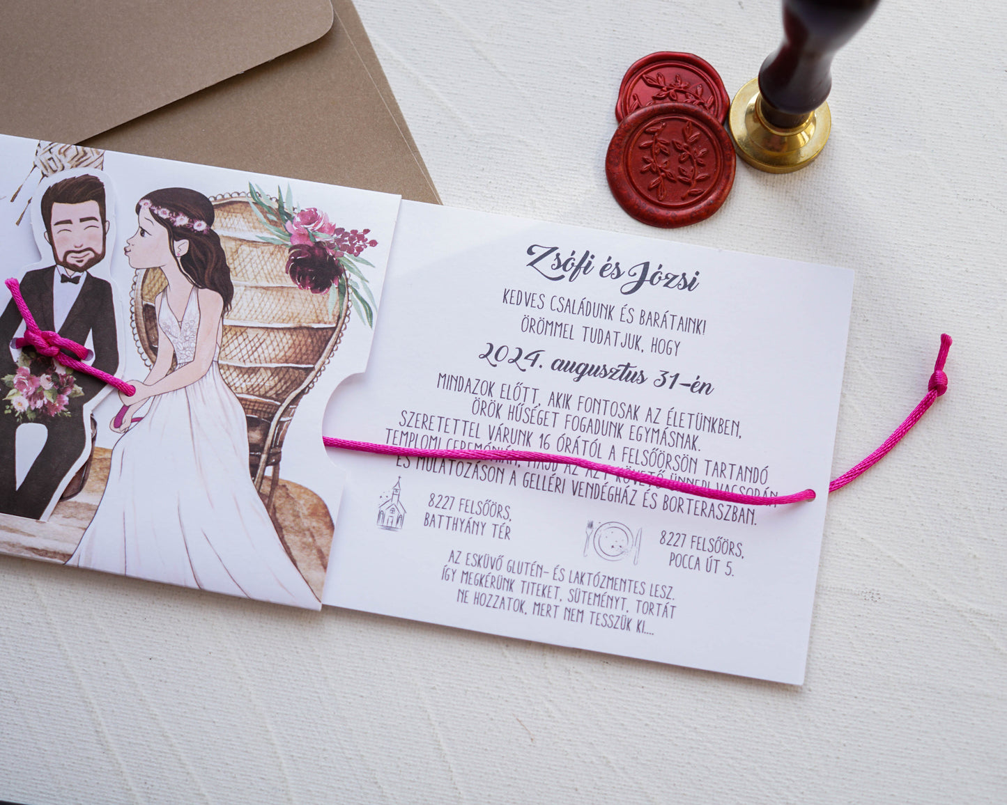 39816 - Humorous Wedding Invitation