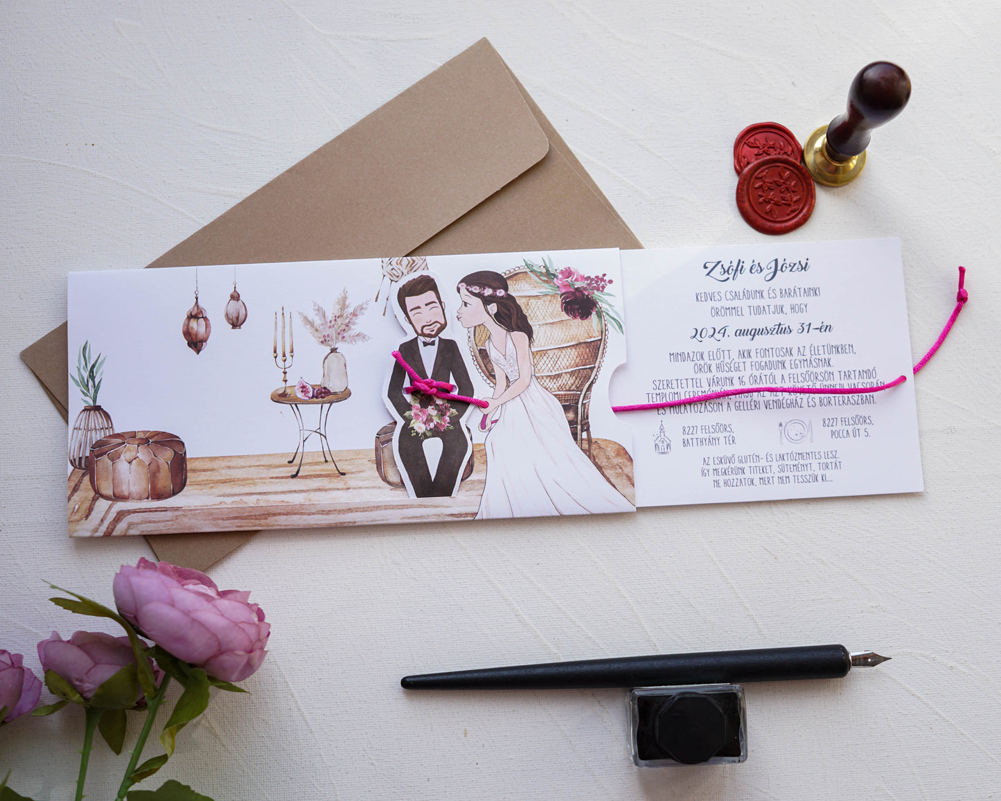 39816 - Humorous Wedding Invitation