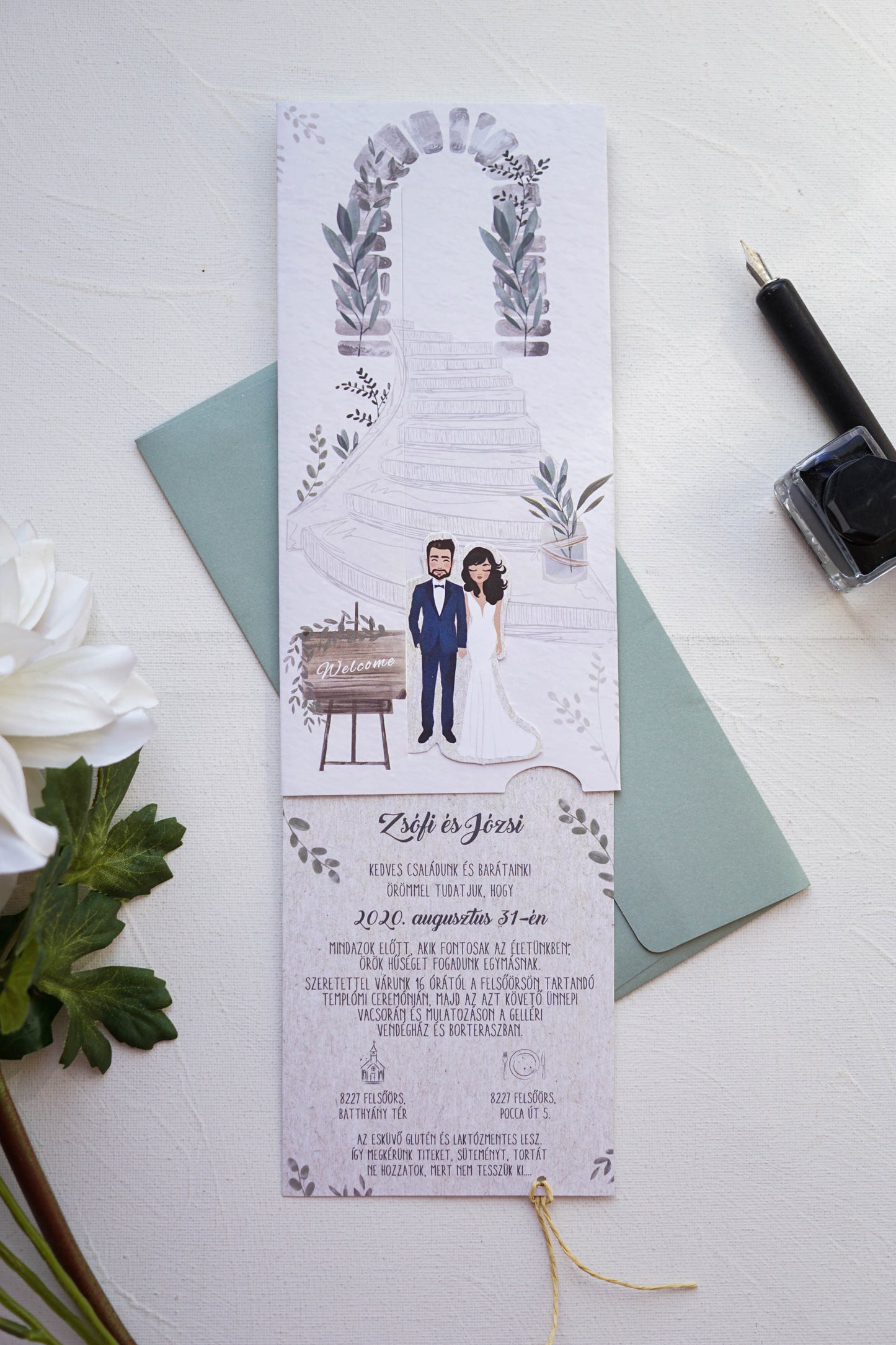 39816 - Humorous Wedding Invitation