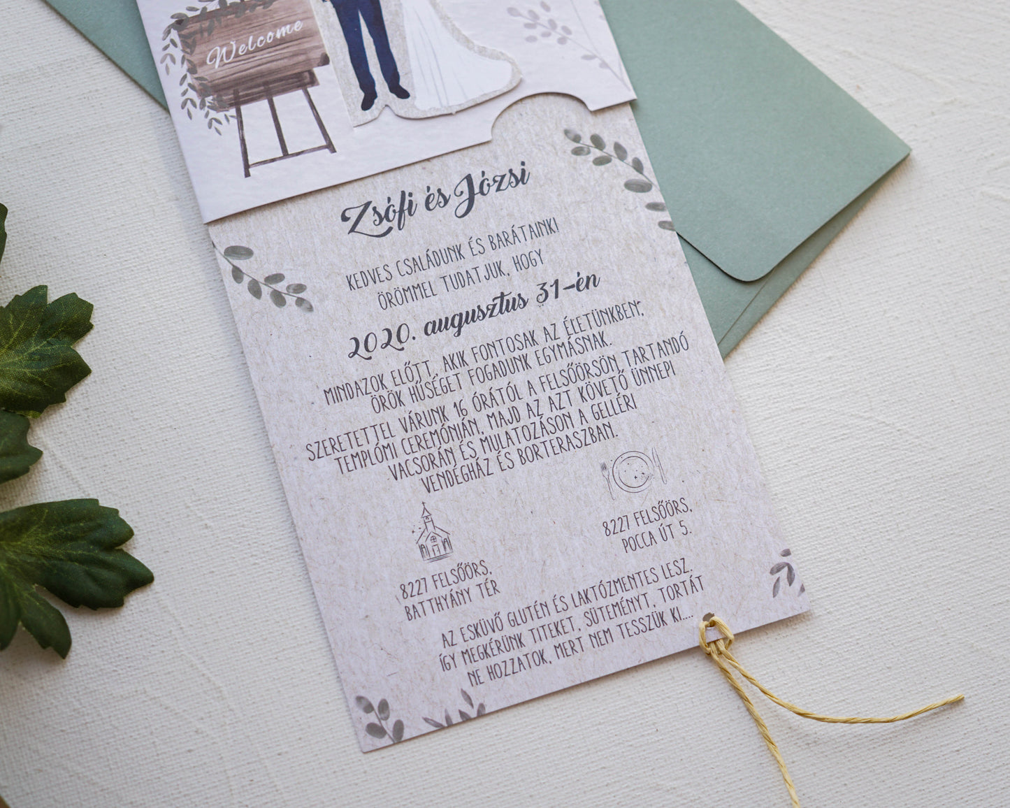 39816 - Humorous Wedding Invitation