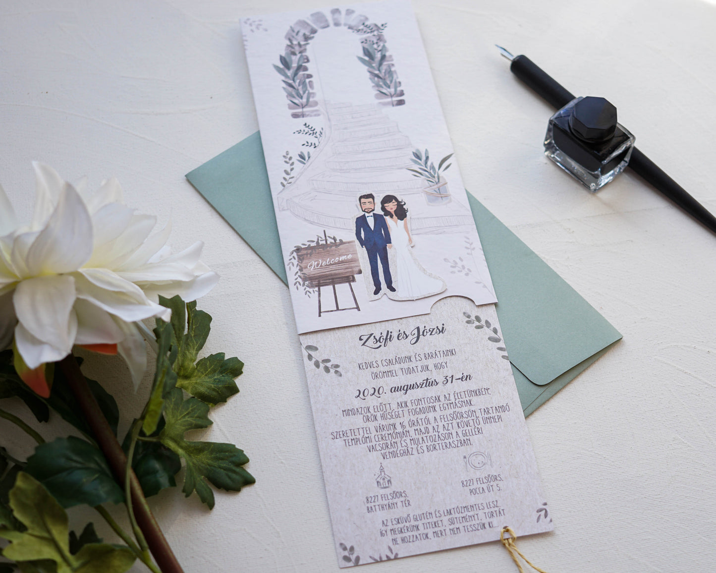 39816 - Humorous Wedding Invitation