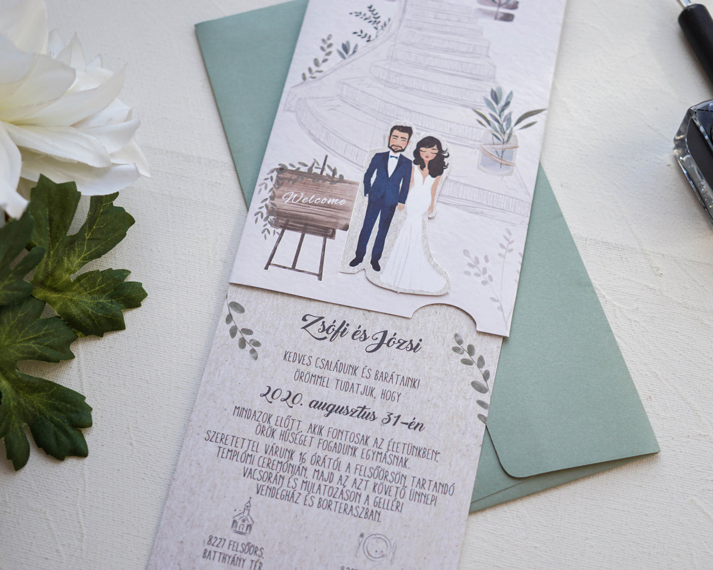 39816 - Humorous Wedding Invitation